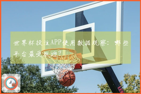 世界杯投注APP使用数据观察：哪些平台最受欢迎？